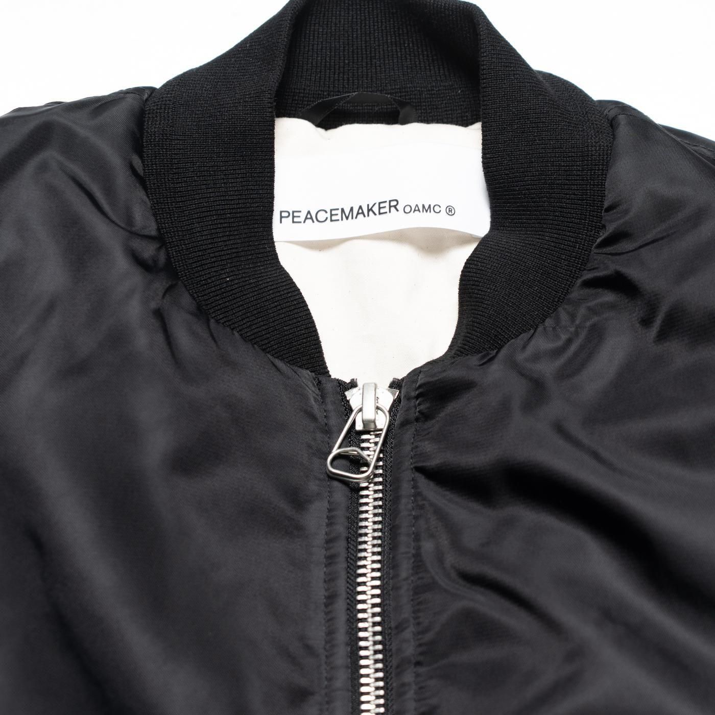 PEACEMAKER oamc * MINIMAL BOMBER JACKET POLY * Black