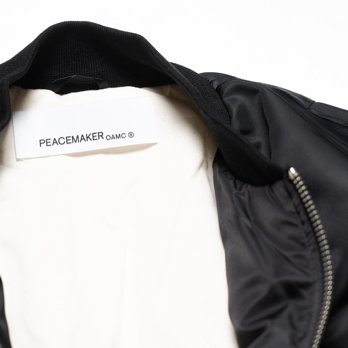 PEACEMAKER oamc * MINIMAL BOMBER JACKET POLY * Black