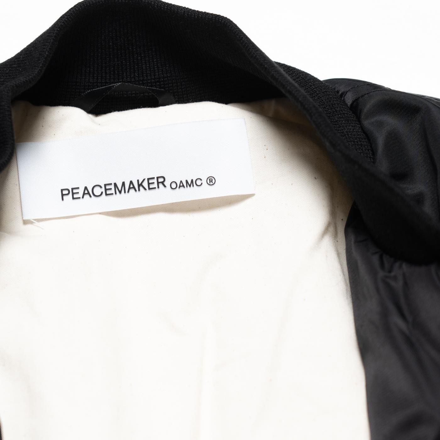 PEACEMAKER oamc * MINIMAL BOMBER JACKET POLY * Black