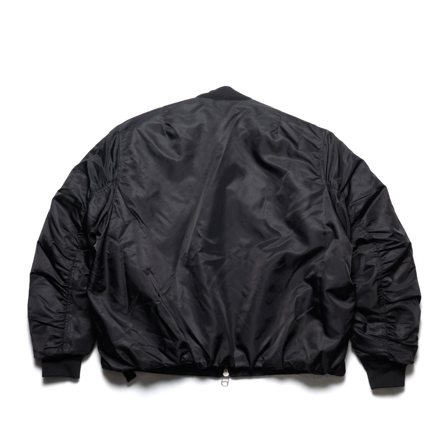 PEACEMAKER oamc * MINIMAL BOMBER JACKET POLY * Black