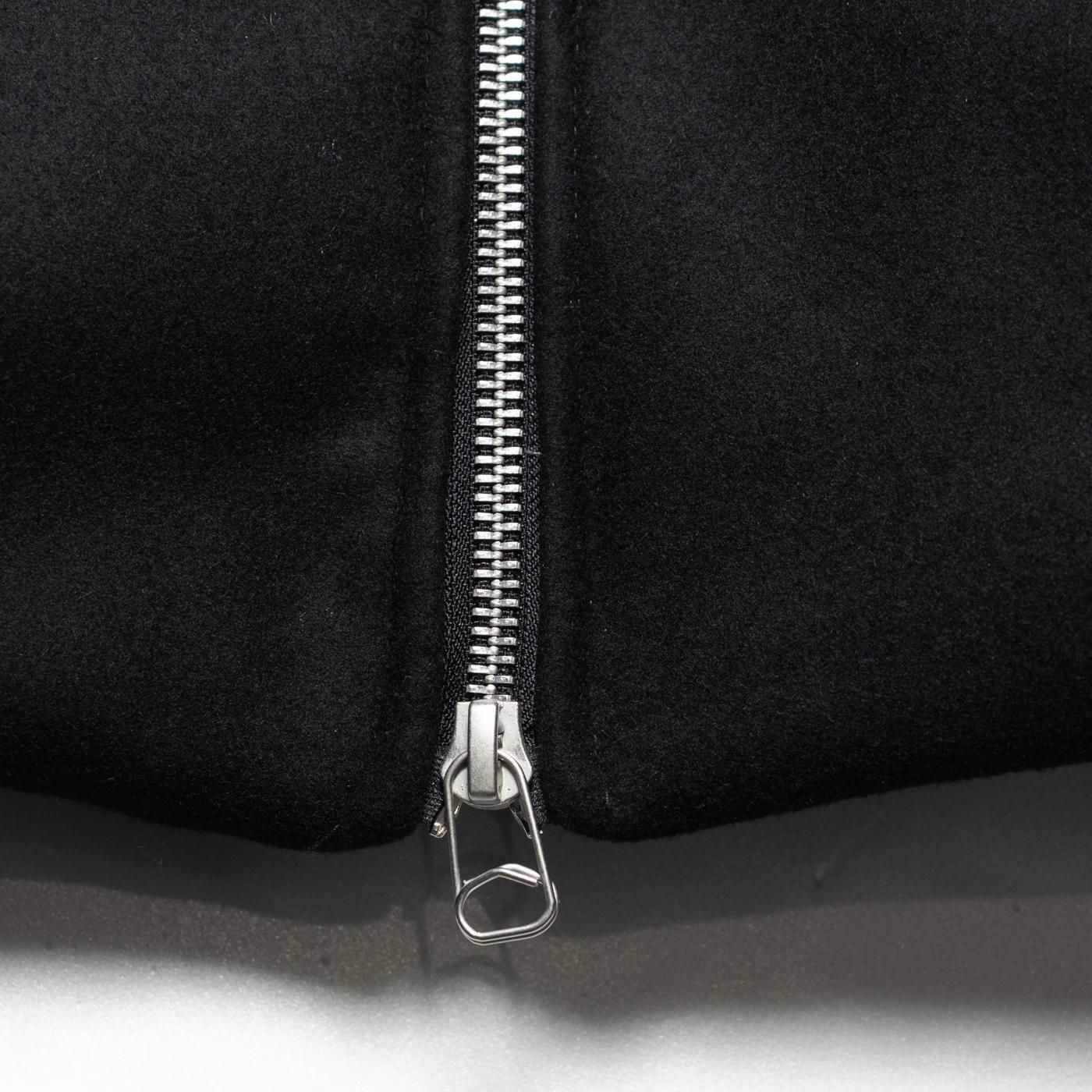 PEACEMAKER oamc * MINIMAL BOMBER JACKET WOOL POLY * Black