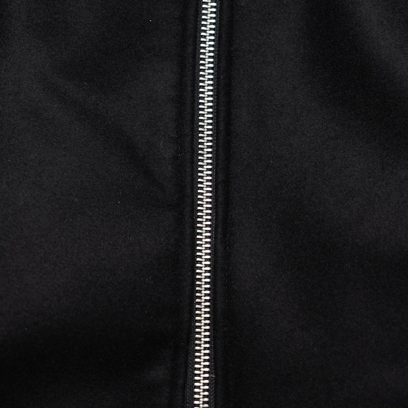 PEACEMAKER oamc * MINIMAL BOMBER JACKET WOOL POLY * Black