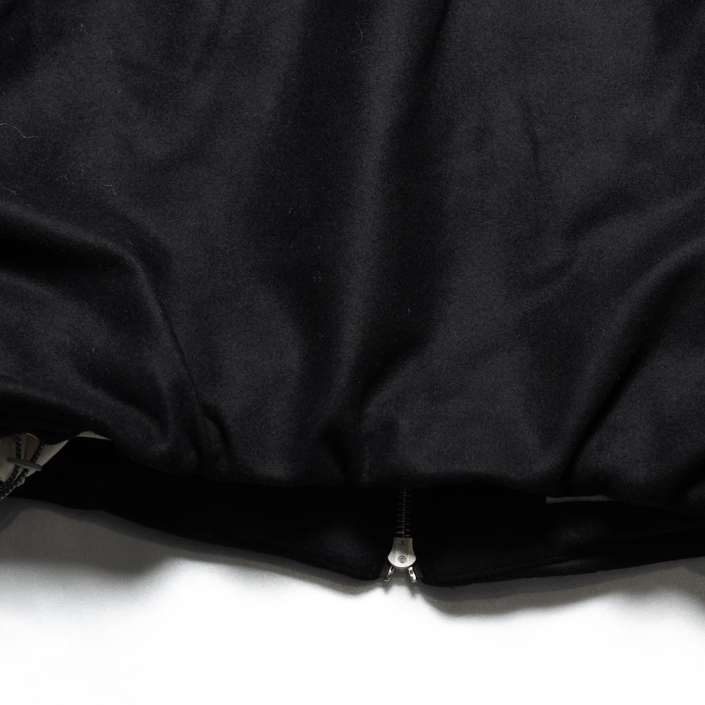 PEACEMAKER oamc * MINIMAL BOMBER JACKET WOOL POLY * Black