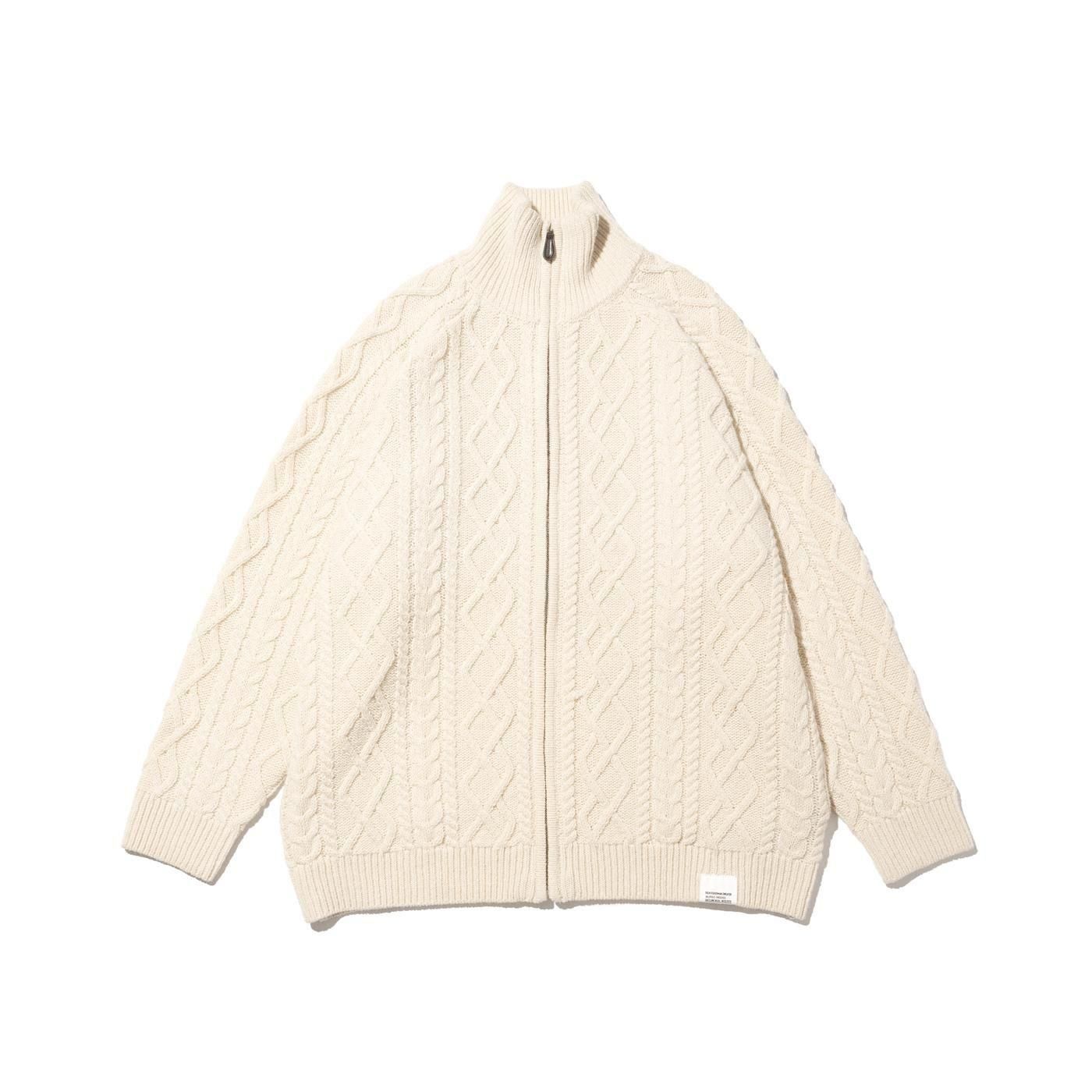 FreshService * FSC253-80166 SHETLAND WOOL x SOLOTEX® TECH FISHERMAN ZIP-UP(3Ÿ)