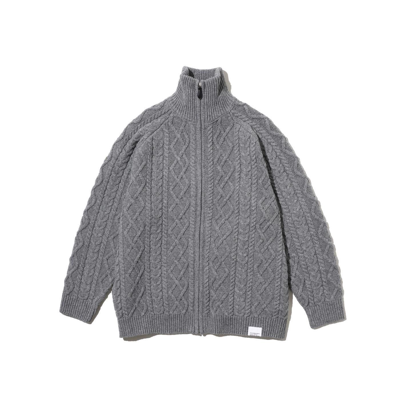 FreshService * FSC253-80166 SHETLAND WOOL x SOLOTEX® TECH FISHERMAN ZIP-UP(3Ÿ)