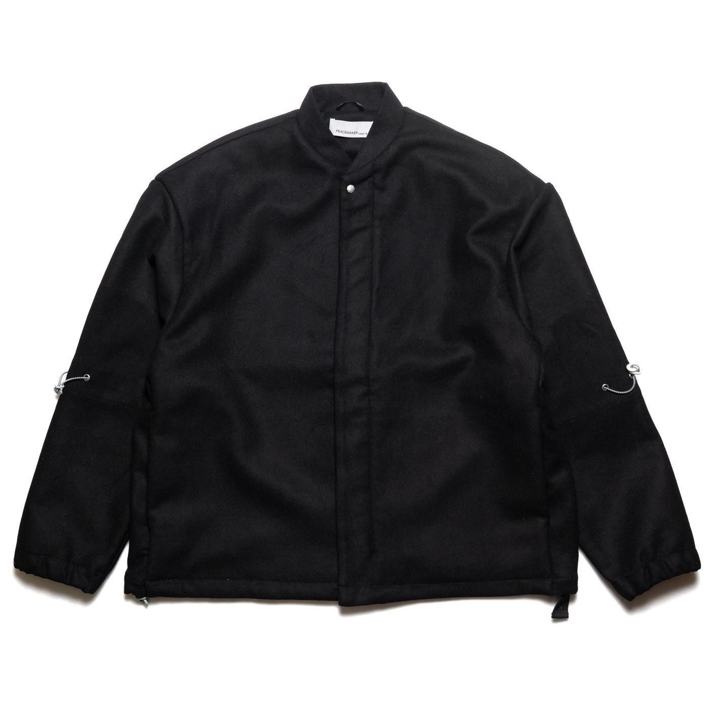 PEACEMAKER oamc * TECH OVERJACKET WOOL POLY * Black
