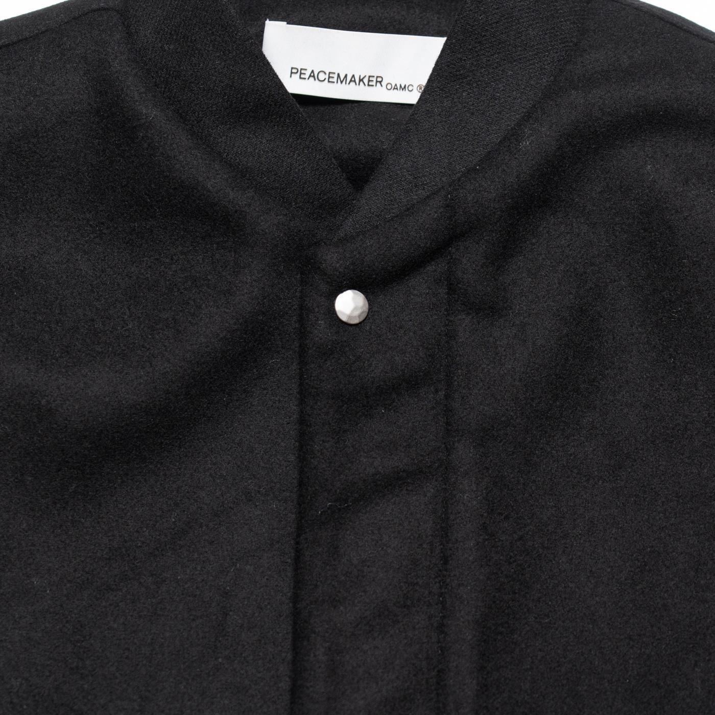 PEACEMAKER oamc * TECH OVERJACKET WOOL POLY * Black