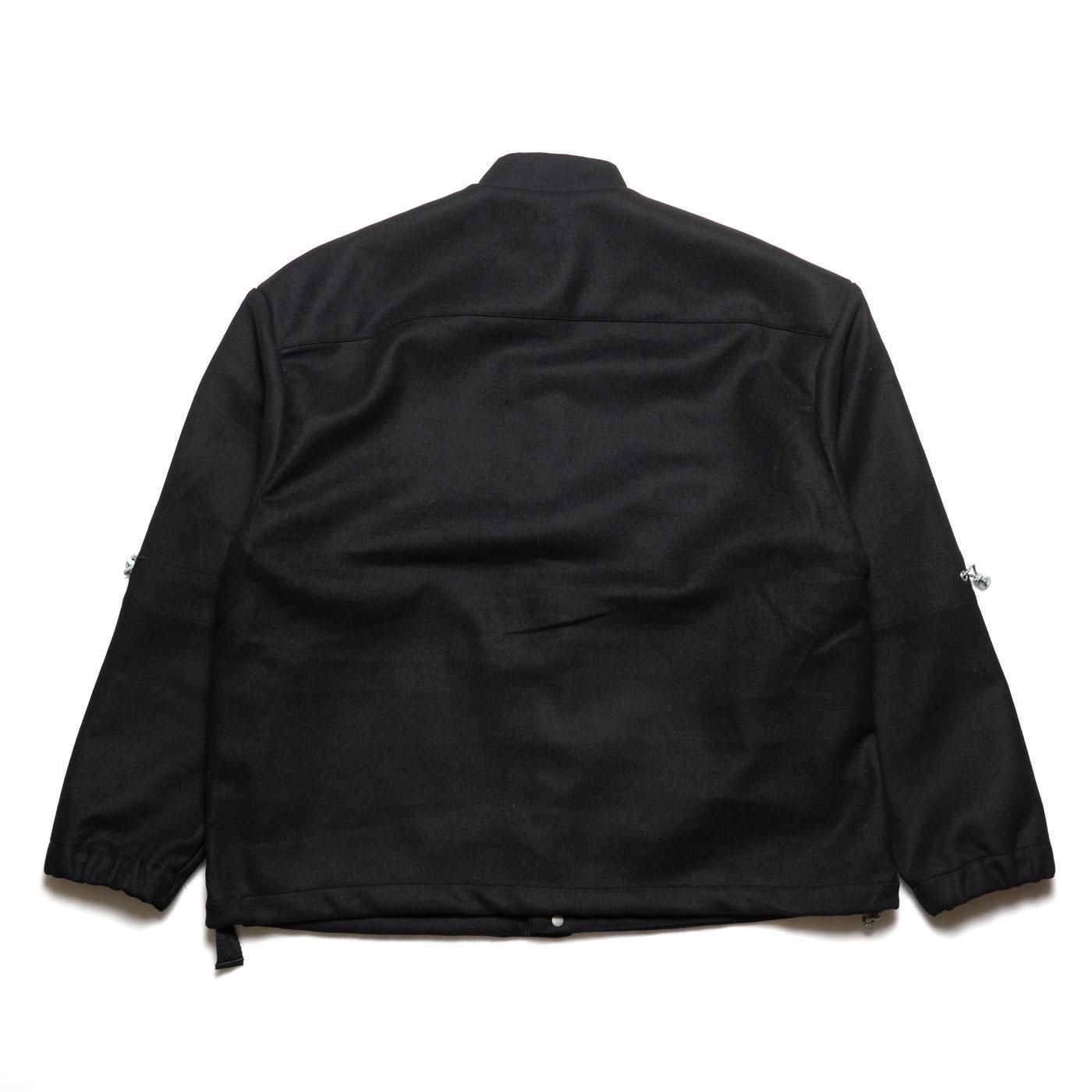 PEACEMAKER oamc * TECH OVERJACKET WOOL POLY * Black