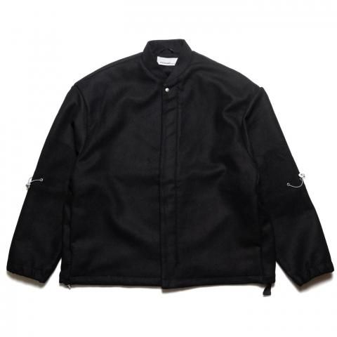 PEACEMAKER oamc * TECH OVERJACKET WOOL POLY * Black