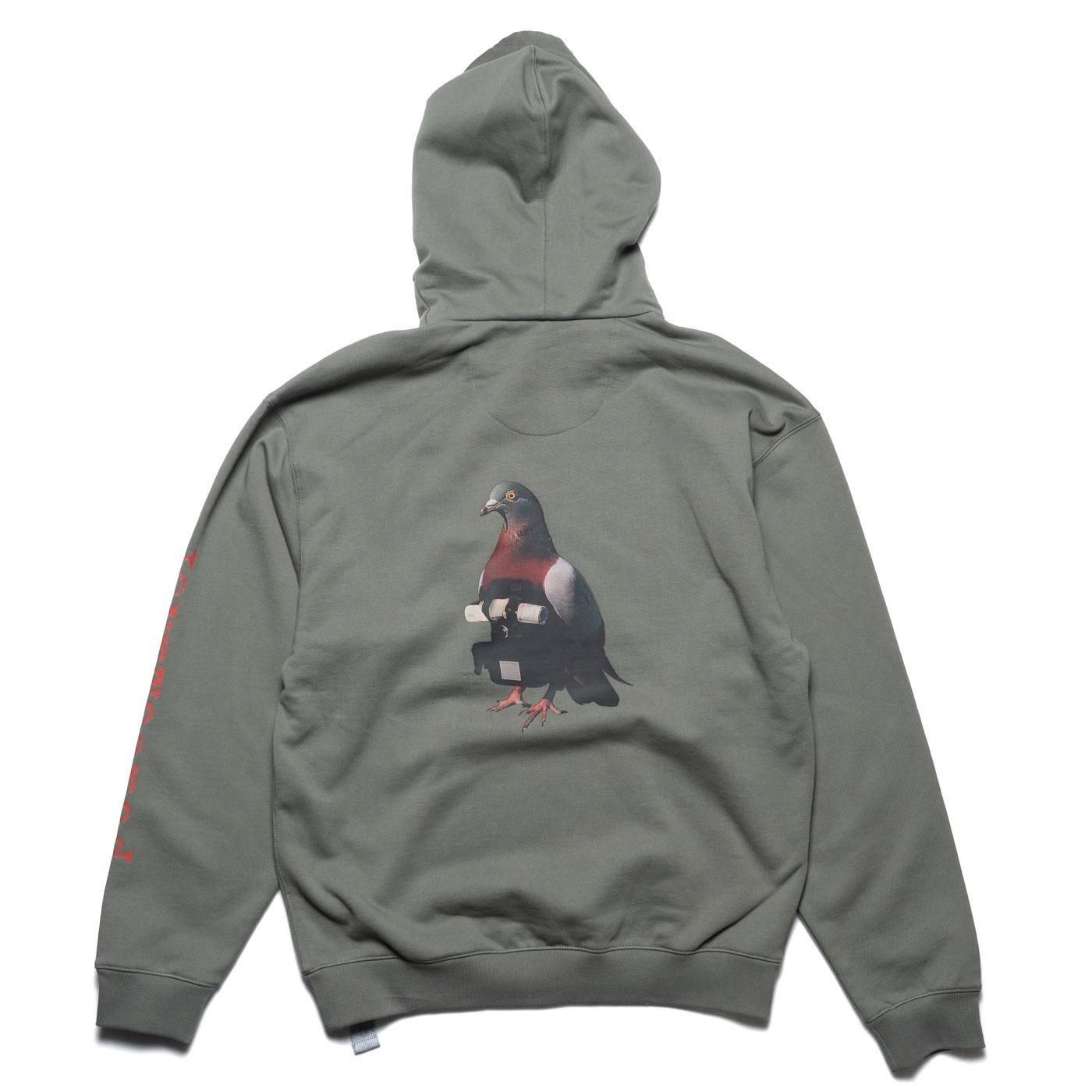 PEACEMAKER oamc * LOOSE FIT HOODIE PIGEON PRINT(2Ÿ) 