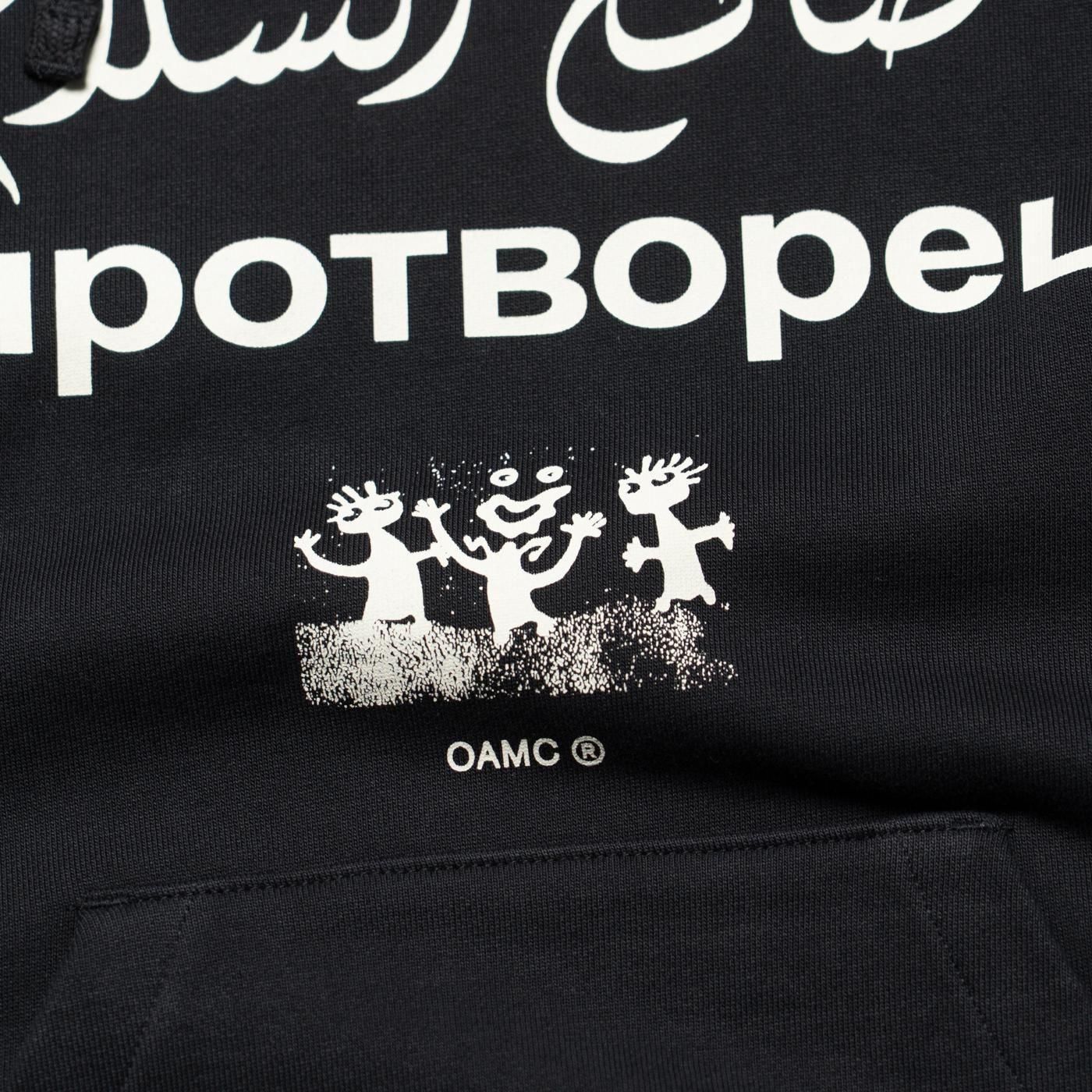 PEACEMAKER oamc * LOOSE FIT HOODIE LANGUAGES PRINT(2Ÿ)  