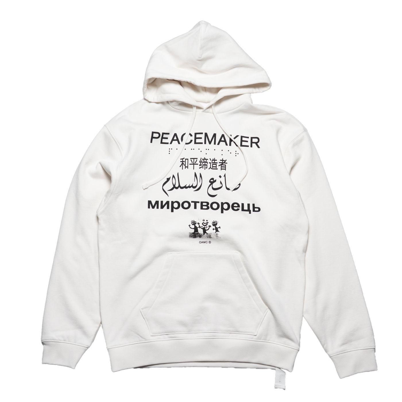 PEACEMAKER oamc * LOOSE FIT HOODIE LANGUAGES PRINT(2Ÿ)  