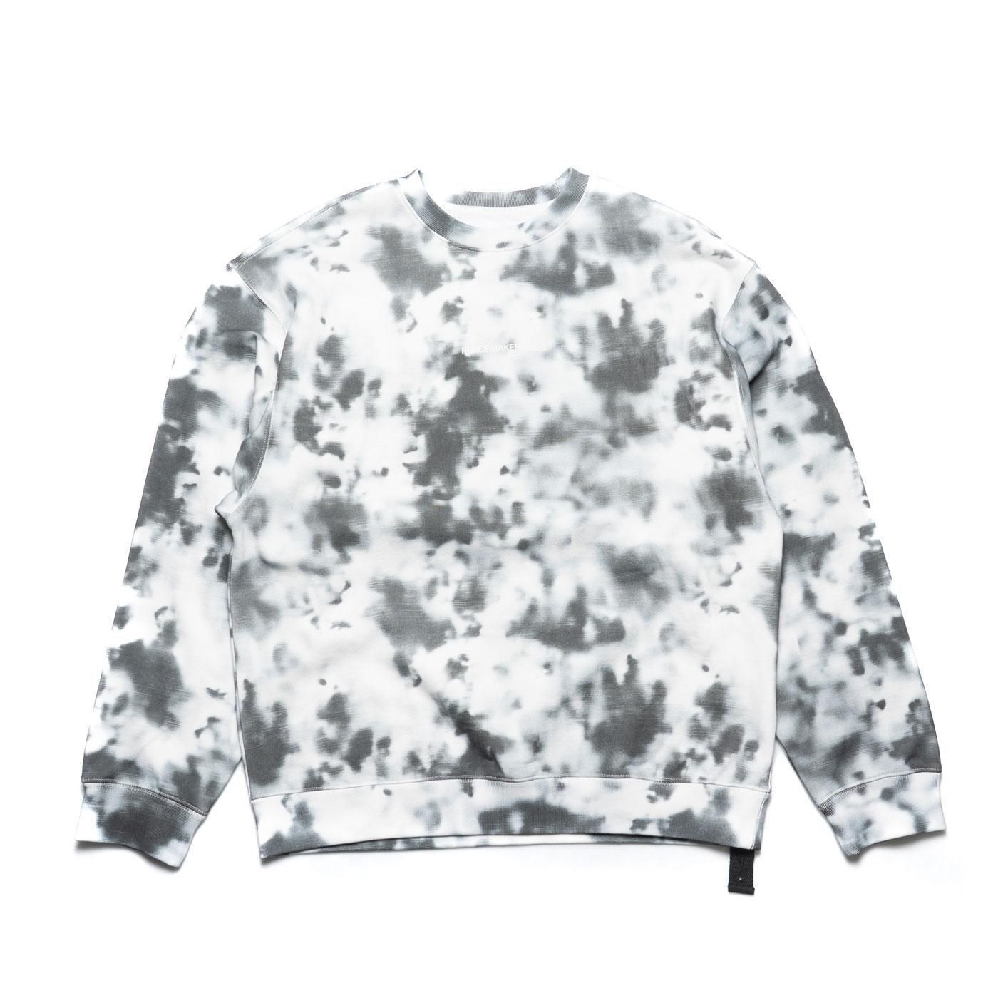 PEACEMAKER oamc * LOOSE FIT CREWNECK CAMO PRINT * Black Camo