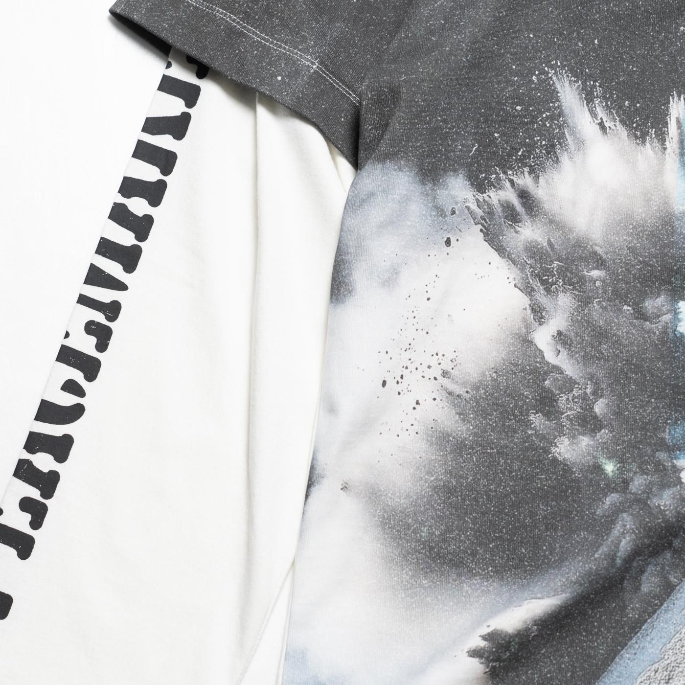 PEACEMAKER oamc * HOODED TEE COLLAGE PRINT * Collage