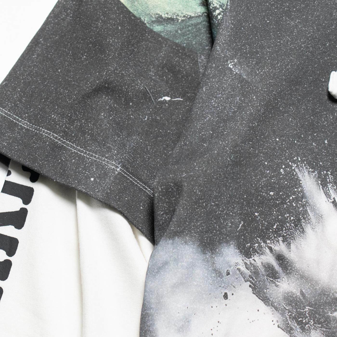 PEACEMAKER oamc * HOODED TEE COLLAGE PRINT * Collage