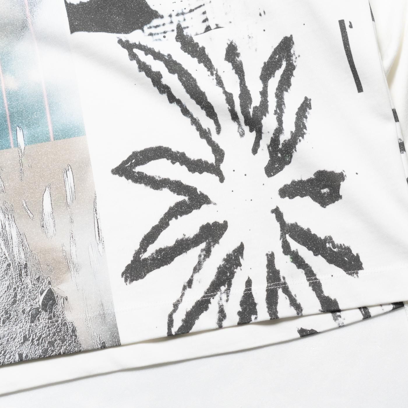 PEACEMAKER oamc * HOODED TEE COLLAGE PRINT * Collage