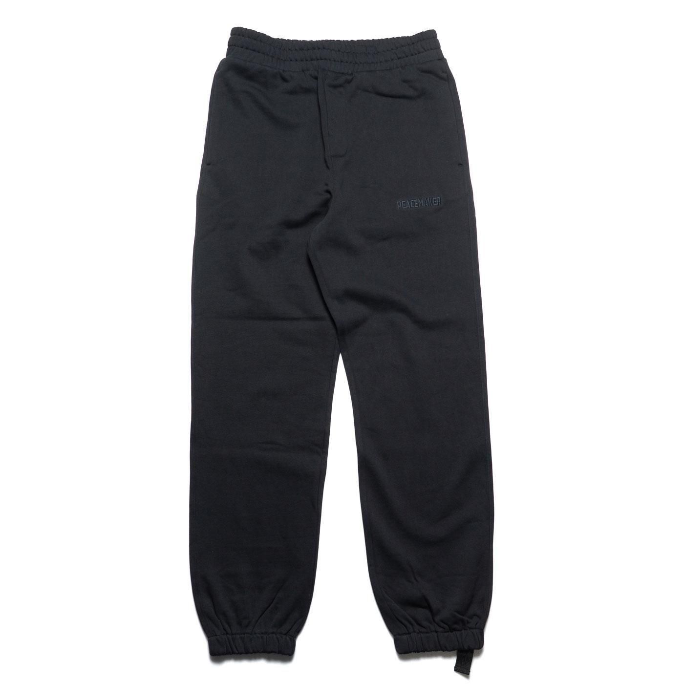 PEACEMAKER oamc * LOOSE FIT SWEATPANTS PEACEMAKER LOGO * Black
