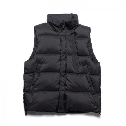 Ten-c * 25CTCUX03003 ANTARCTIC COMBO DOWN VEST * Black(999)