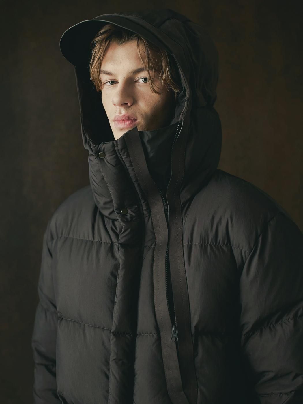 Ten-c * 25CTCUB03001 ANTARCTIC COMBO DOWN PARKA * Black(999)