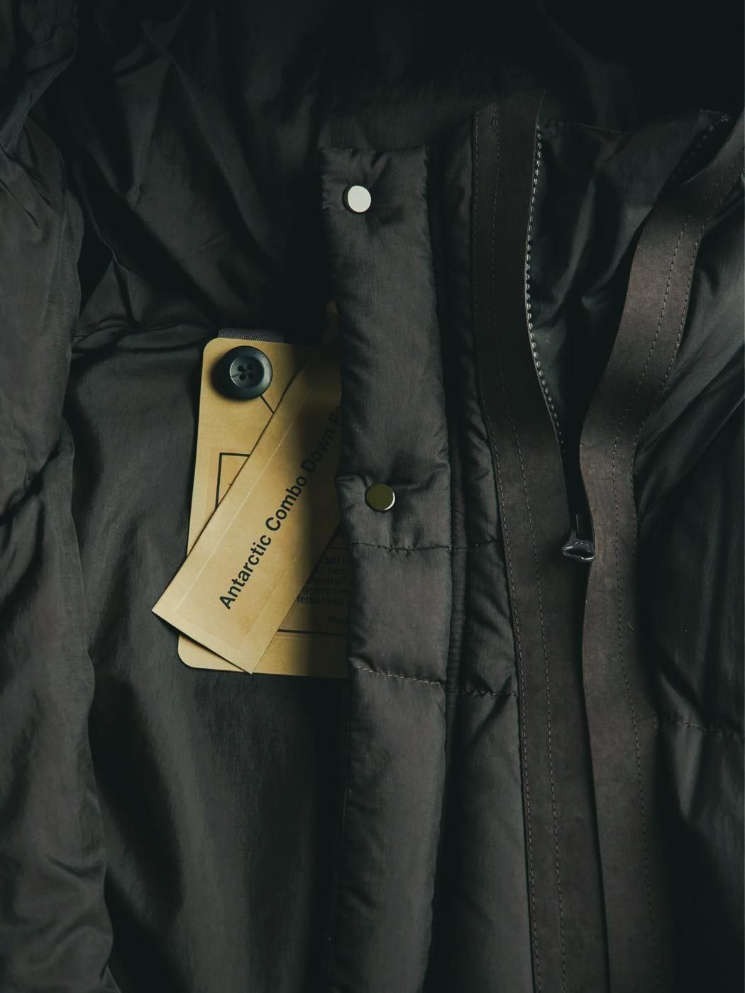 Ten-c * 25CTCUB03001 ANTARCTIC COMBO DOWN PARKA * Black(999)