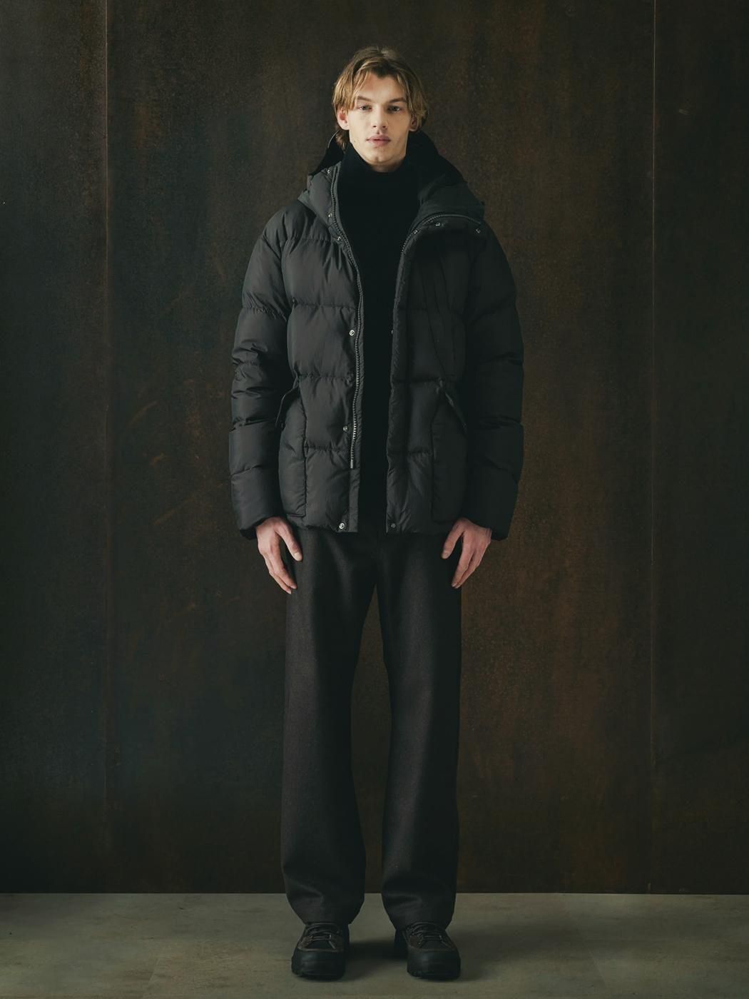 Ten-c * 25CTCUB03001 ANTARCTIC COMBO DOWN PARKA * Black(999)