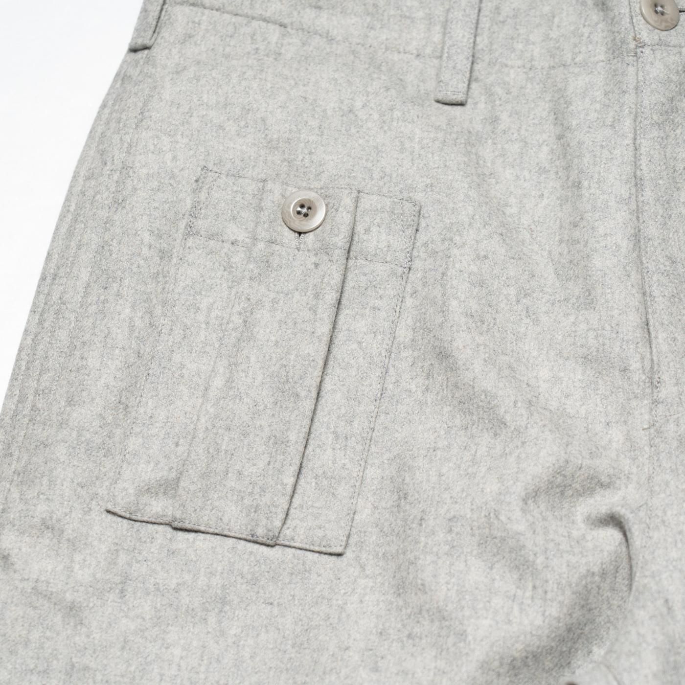Ten-c * 25CTCUP04013 CARGO PANTS WOOL FLANNEL(2色展開)
