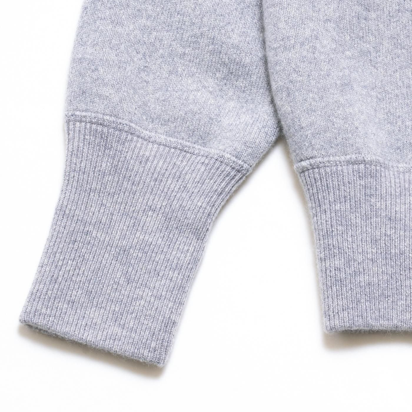 BODHI * HEAVYWEIGHT CREW CASHMERE * Light Gray