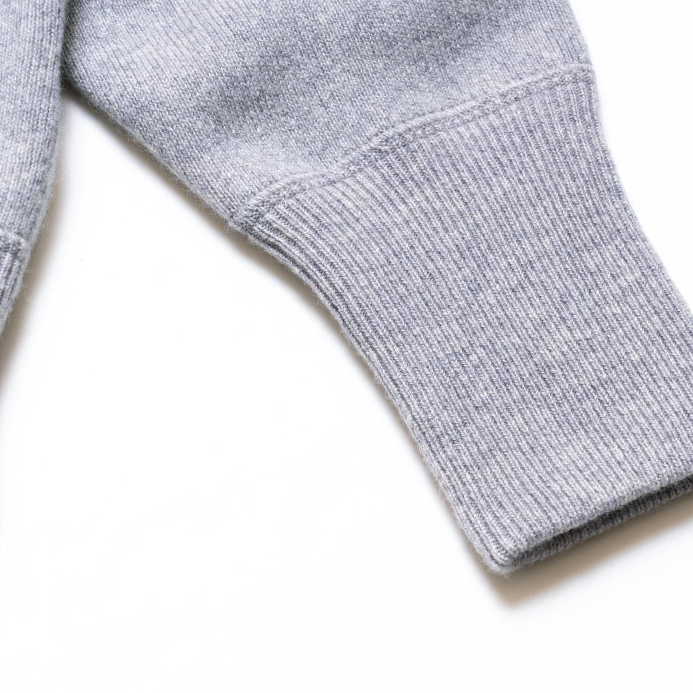 BODHI * HEAVYWEIGHT CREW CASHMERE * Light Gray