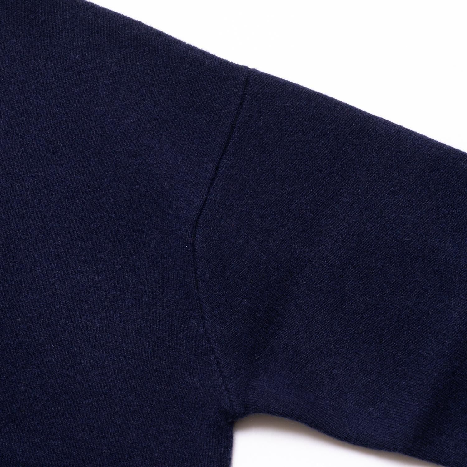 BODHI * HEAVYWEIGHT CREW CASHMERE * Dark Navy