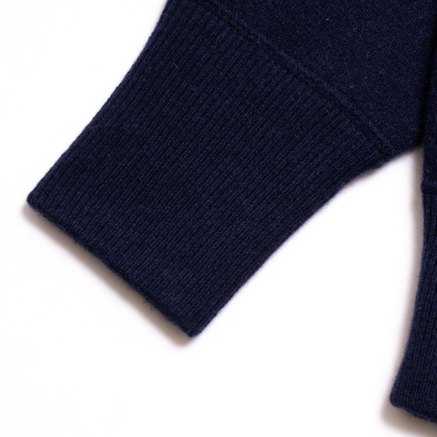 BODHI * HEAVYWEIGHT CREW CASHMERE * Dark Navy