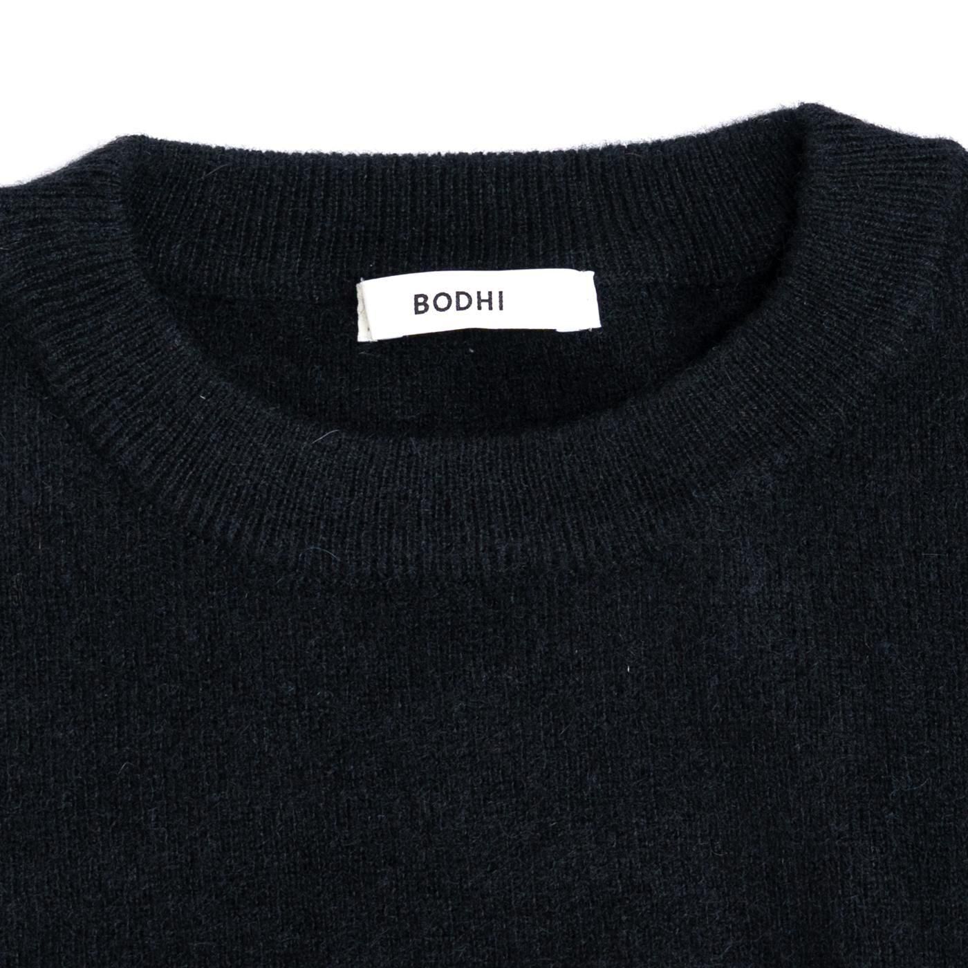 BODHI 夏用 カシミヤ100%　長袖　黒　サイズ 1 BODHI 夏用 カシミヤ100% 長袖 黒 サイズ 1 BODHI 夏用 カシミヤ100