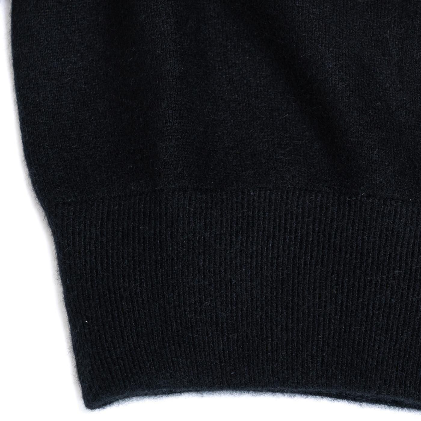 BODHI * HEAVYWEIGHT CREW CASHMERE * Black
