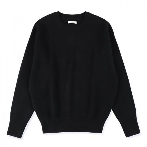 BODHI * HEAVYWEIGHT CREW CASHMERE * Black