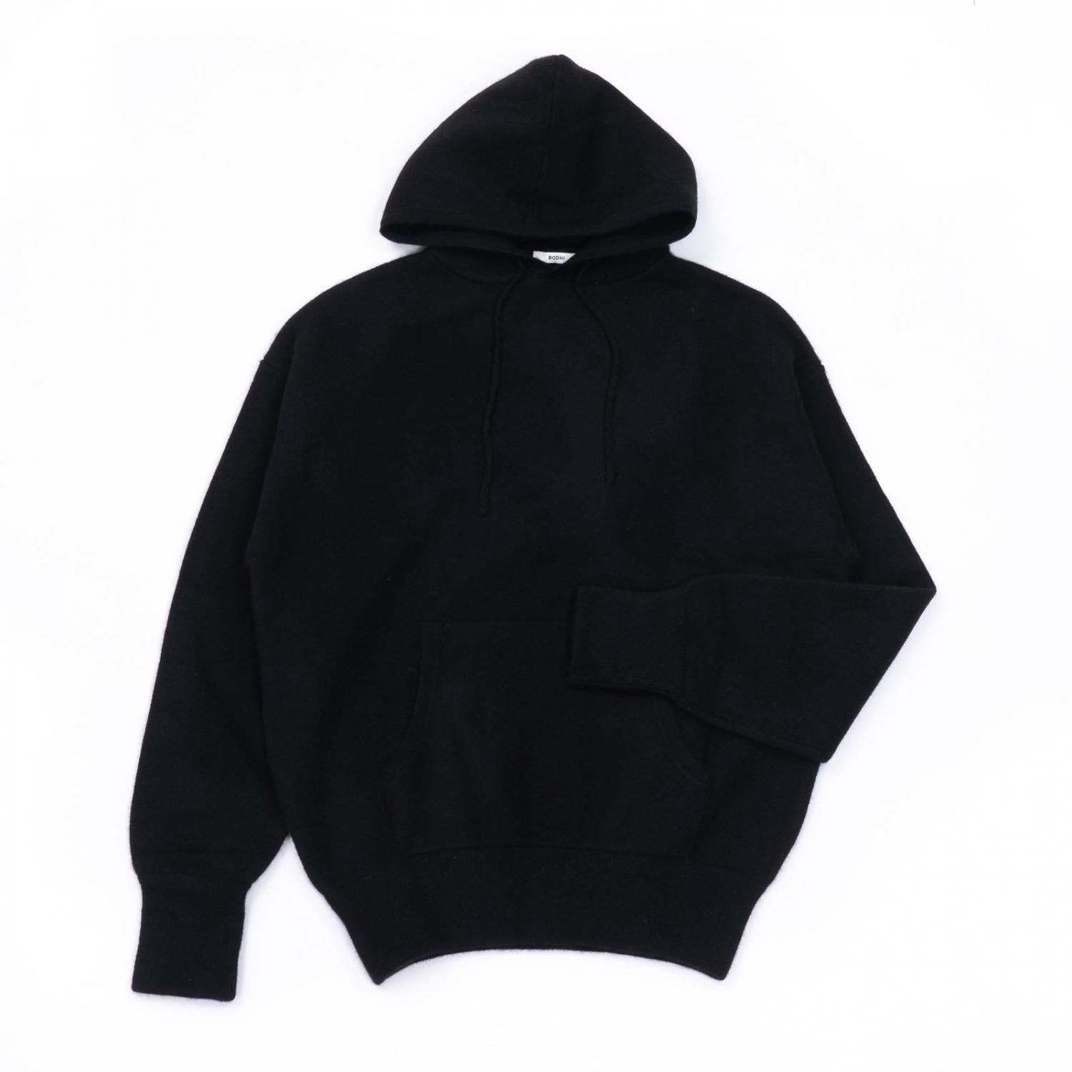 BODHI * HEAVYWEIGHT HOODIE CASHMERE * Black