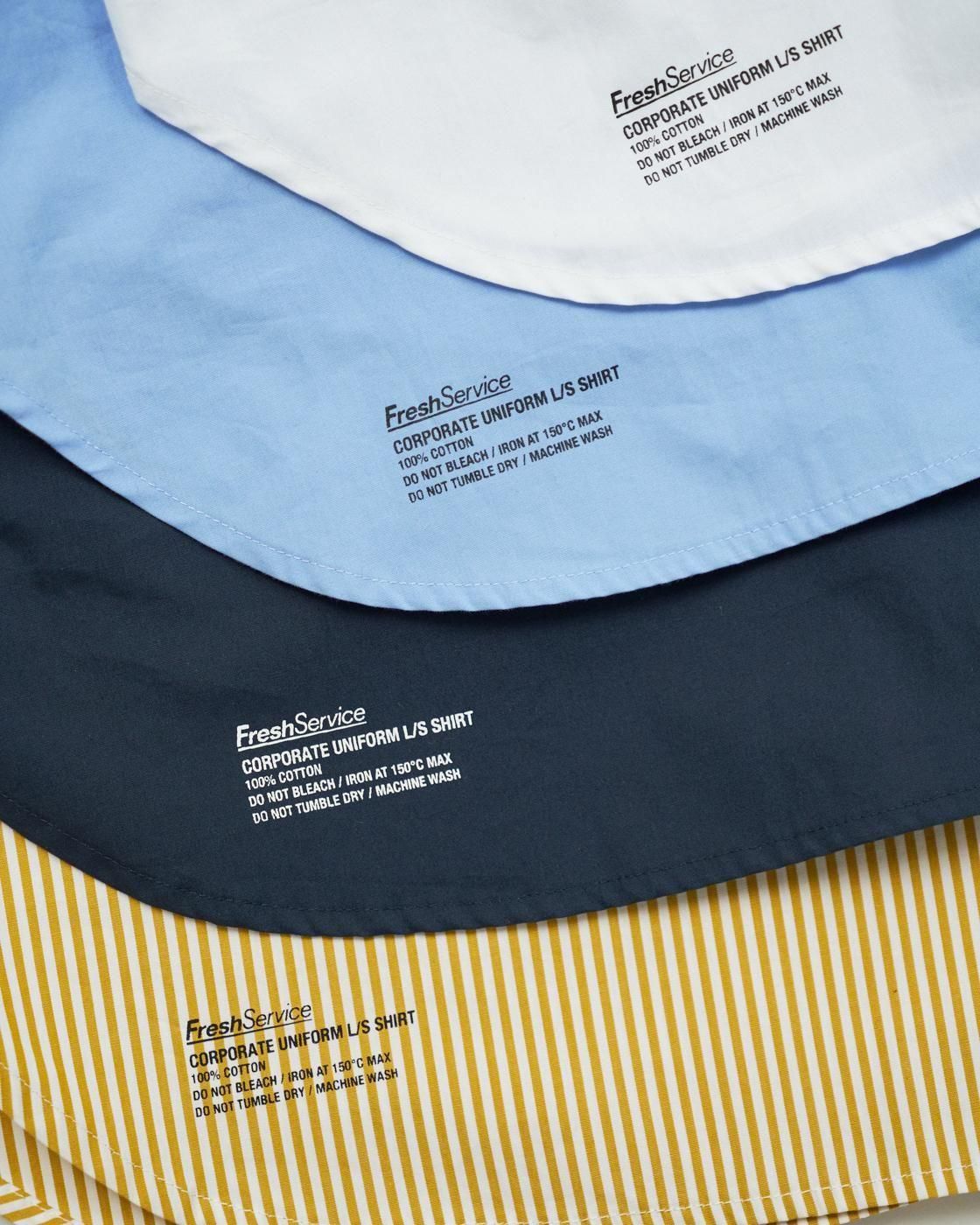 FreshService * CORPORATE UNIFORM L/S SHIRT(8色展開)