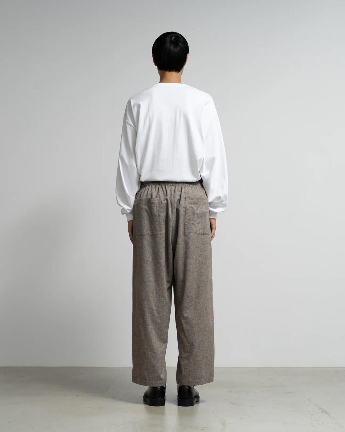 Graphpaper * GM254-40045 SIDOGRAS Cotton Herringbone Flannel Sleeping Pants(3色展開)