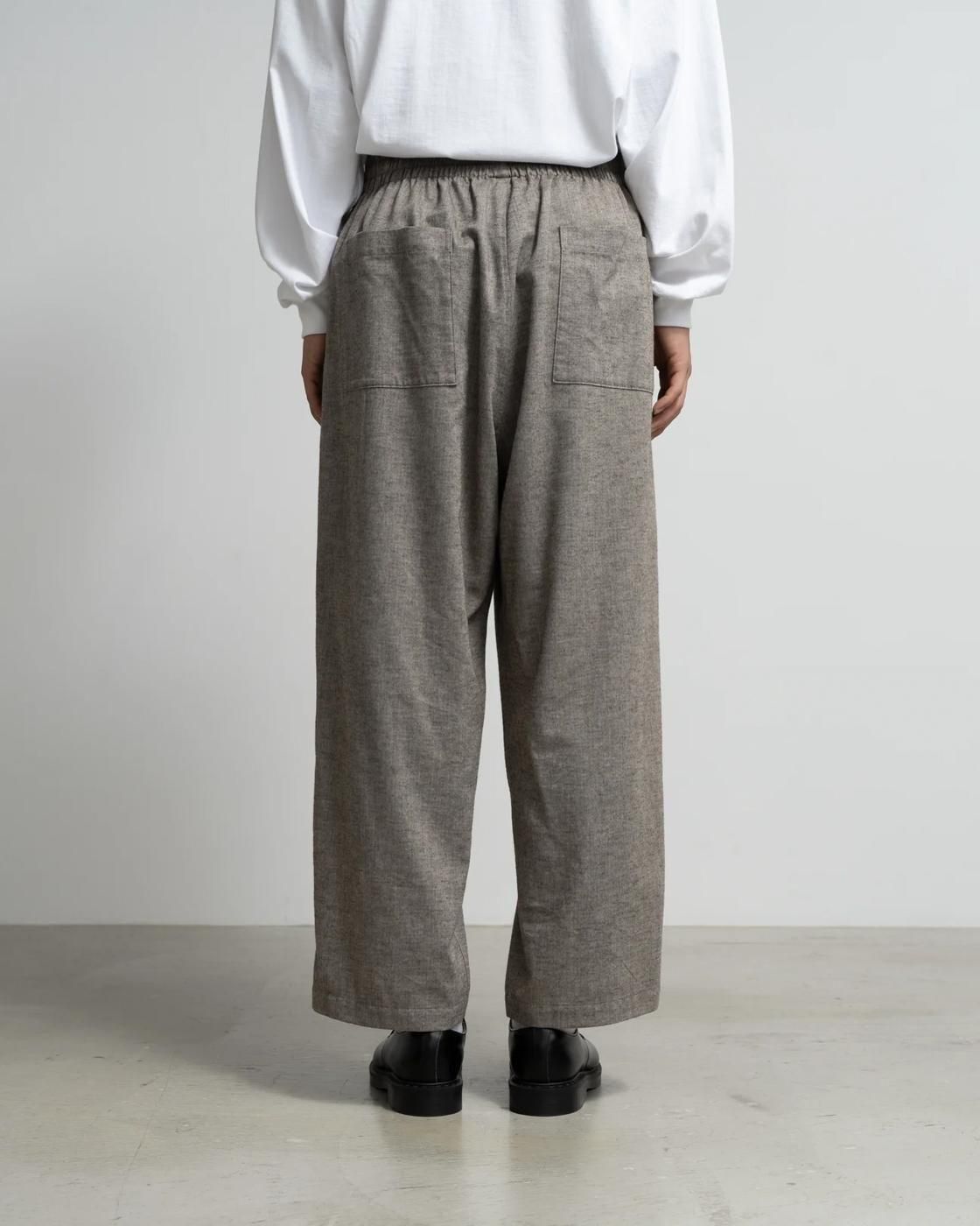 Graphpaper * GM254-40045 SIDOGRAS Cotton Herringbone Flannel Sleeping Pants(3色展開)