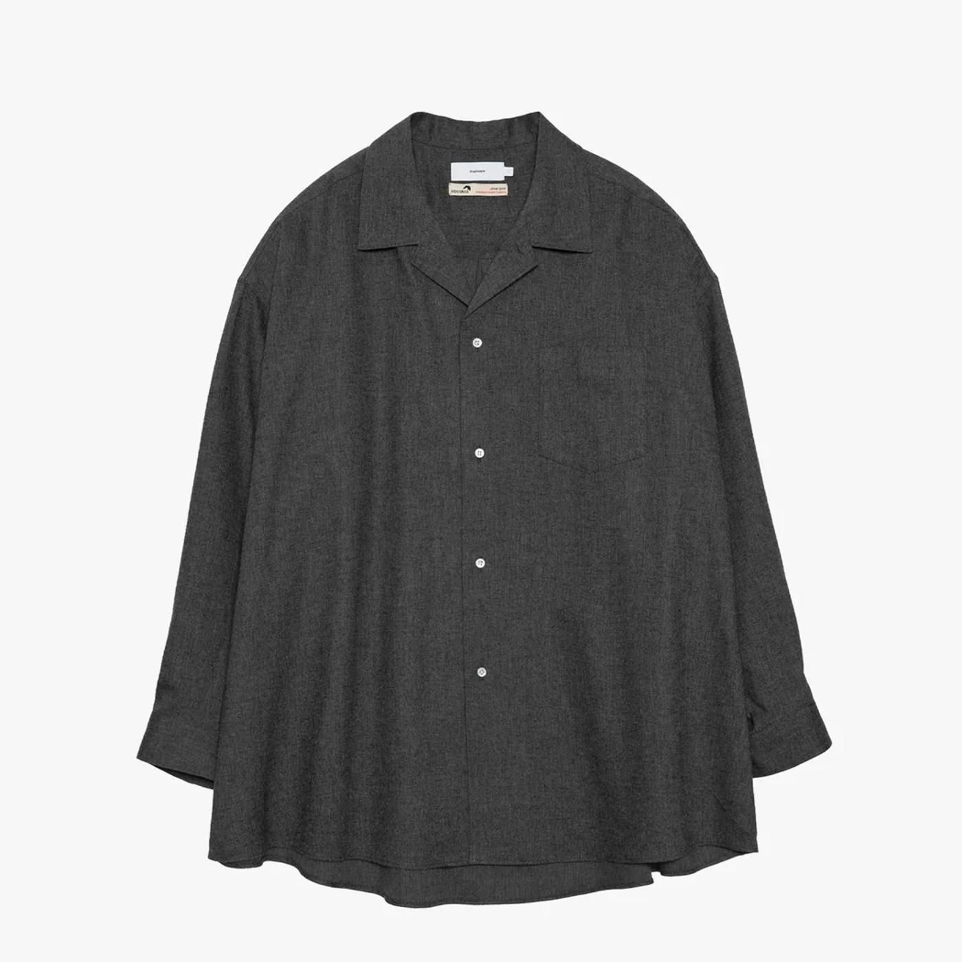 Graphpaper * GM254-50044 SIDOGRAS Cotton Herringbone Flannel Sleeping Shirt(3Ÿ)