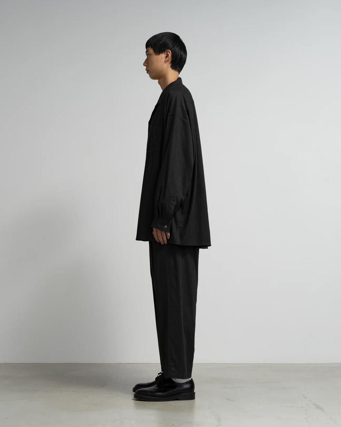 Graphpaper * GM254-50044 SIDOGRAS Cotton Herringbone Flannel Sleeping Shirt(3Ÿ)