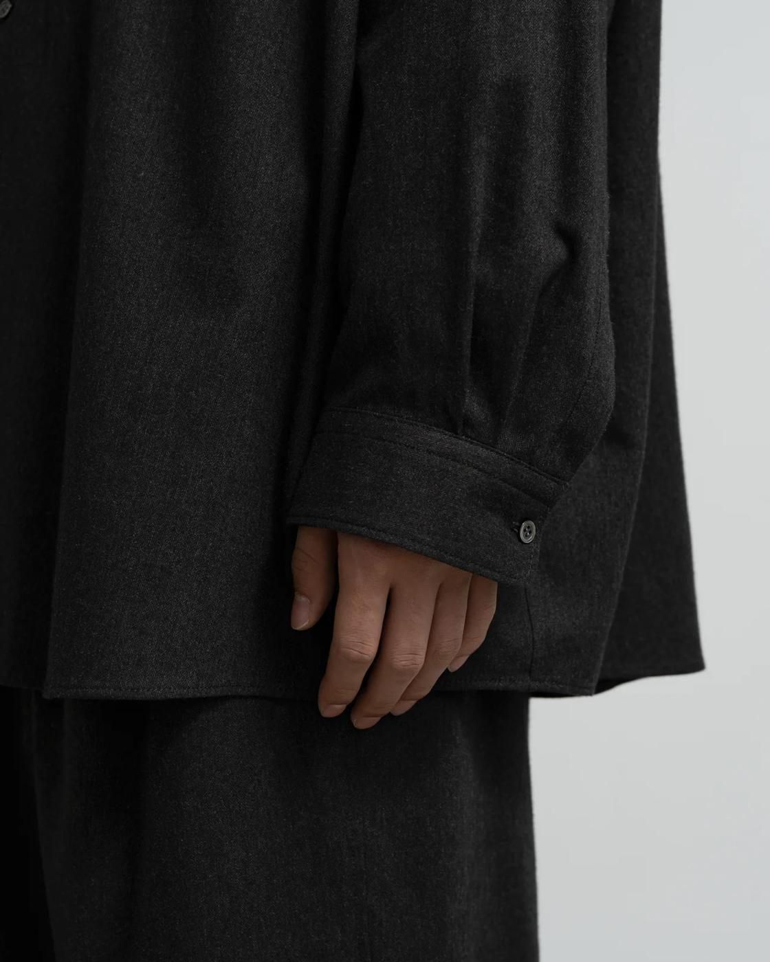 Graphpaper * GM254-50044 SIDOGRAS Cotton Herringbone Flannel Sleeping Shirt(3Ÿ)