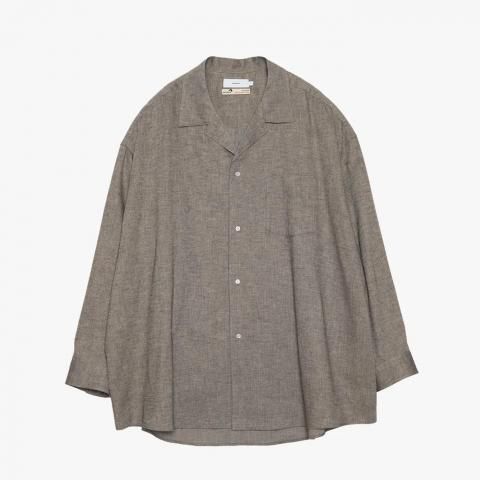 Graphpaper * GM254-50044 SIDOGRAS Cotton Herringbone Flannel Sleeping Shirt(3Ÿ)