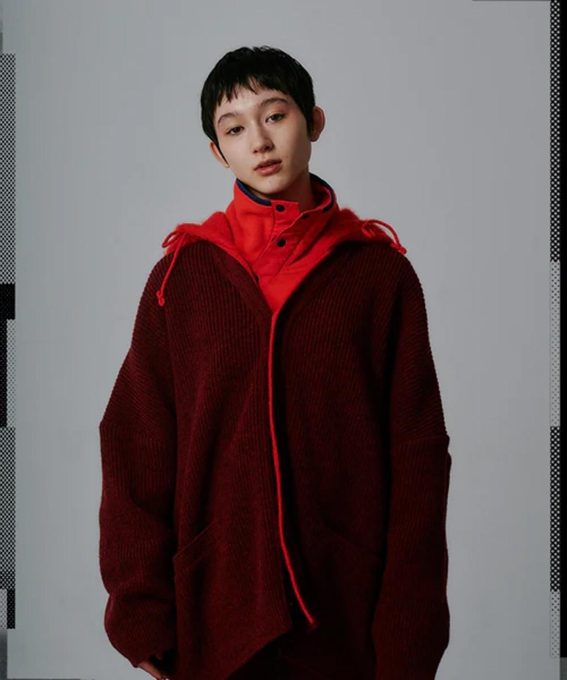 FACETASM * JOO-KU-U04 HOODED CARDIGAN(2Ÿ)