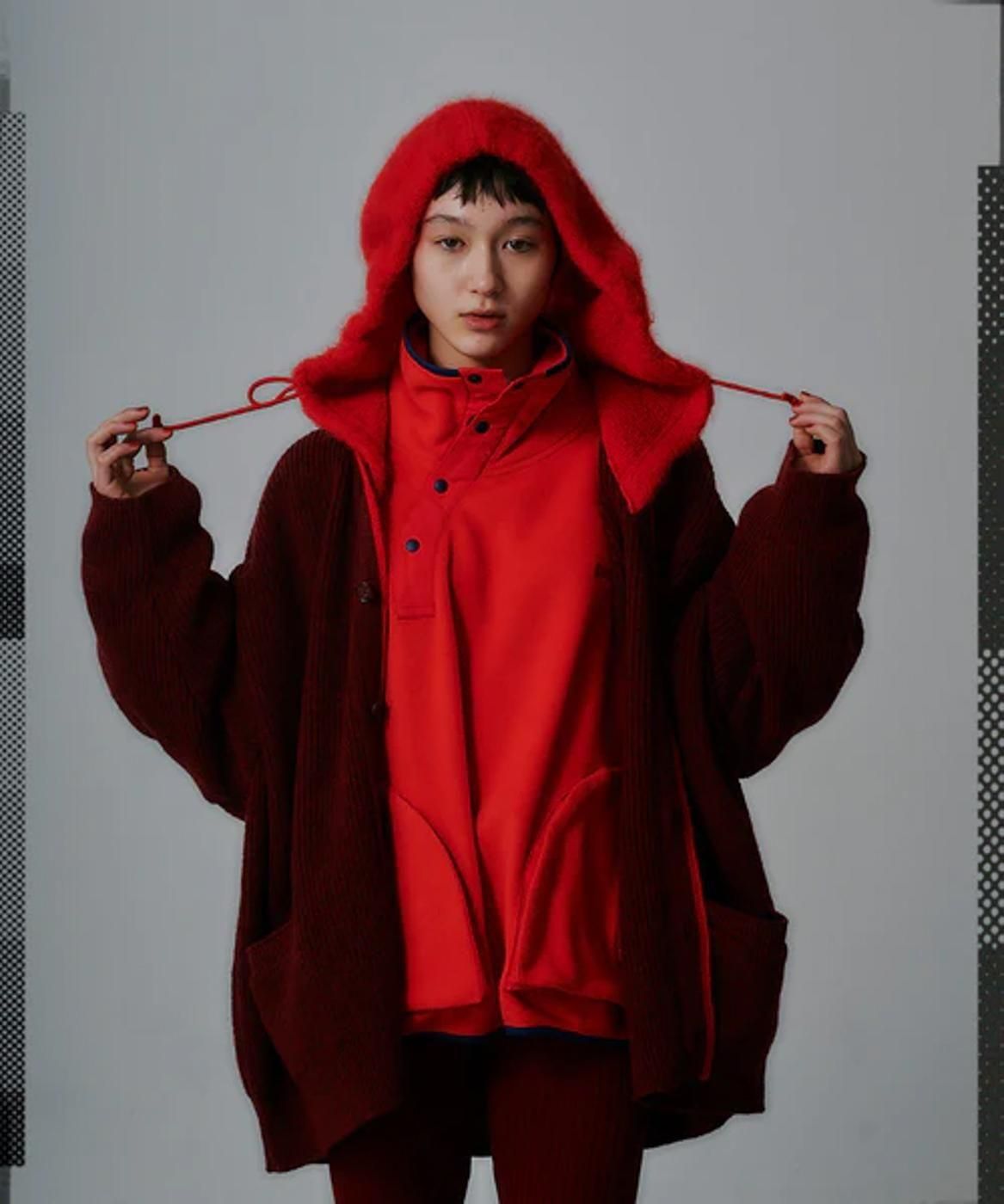 FACETASM * JOO-KU-U04 HOODED CARDIGAN(2Ÿ)