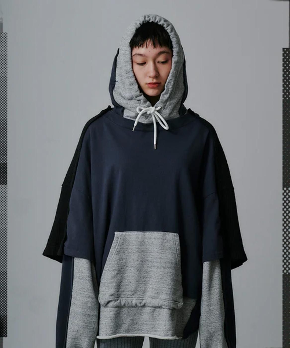 FACETASM * JOO-SW-U01 LAYERED HOODIE(3色展開)