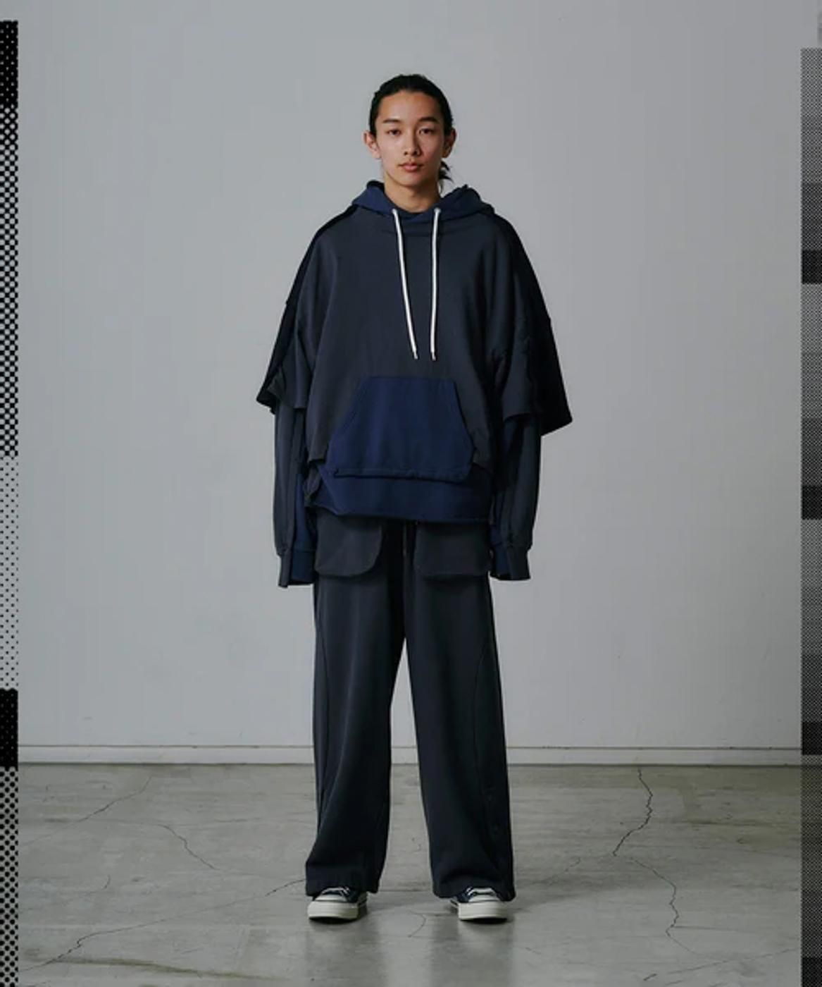 FACETASM * JOO-SW-U01 LAYERED HOODIE(3色展開)