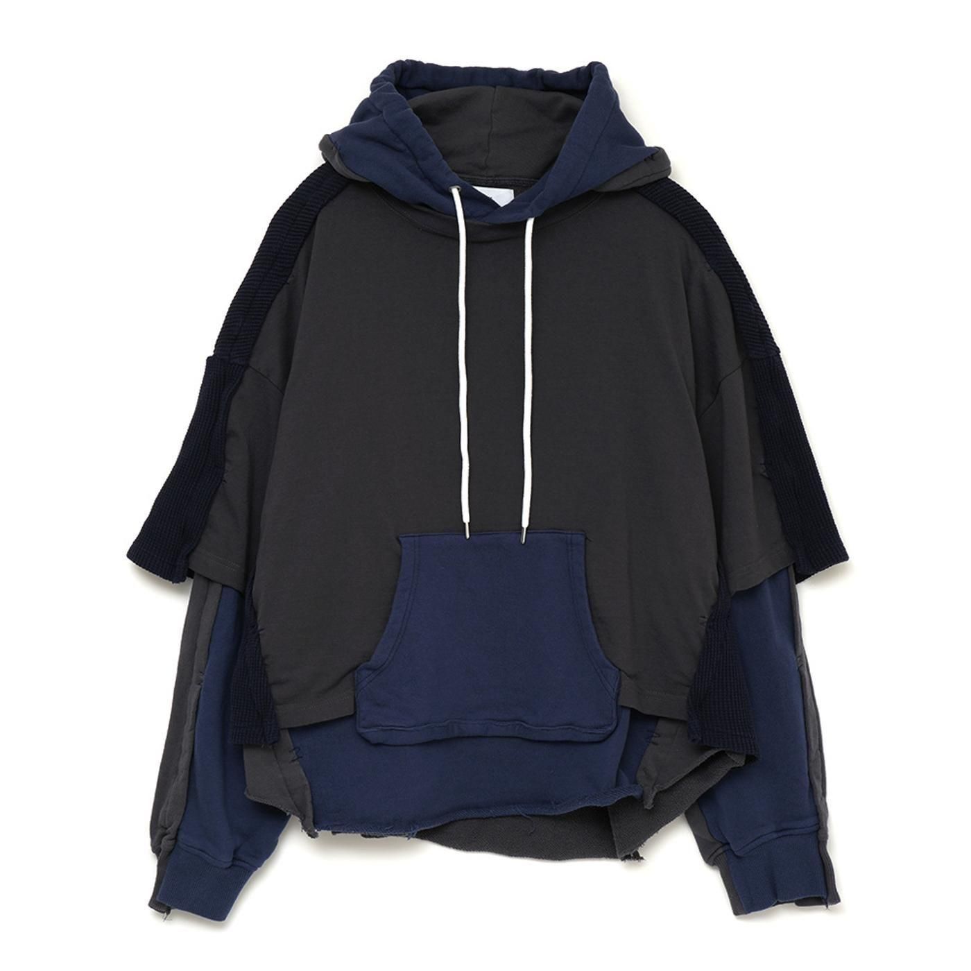FACETASM * JOO-SW-U01 LAYERED HOODIE(3色展開)