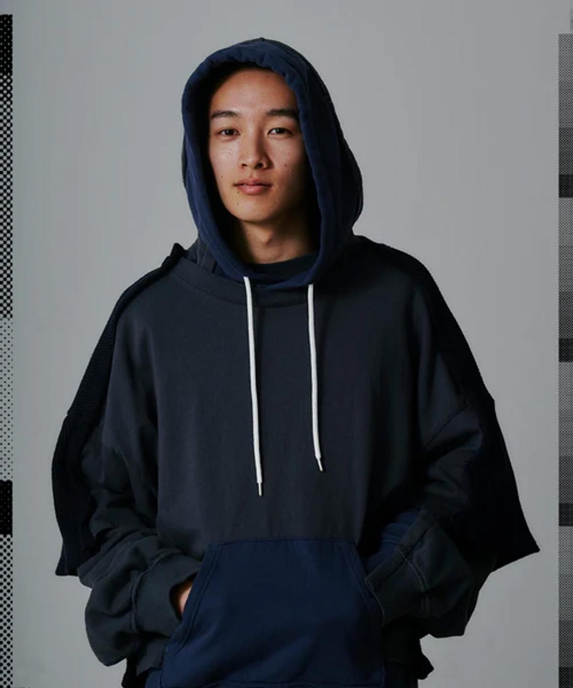 FACETASM * JOO-SW-U01 LAYERED HOODIE(3色展開)