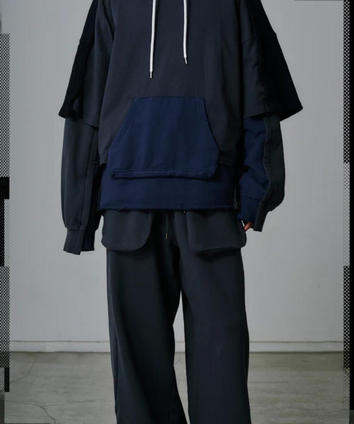 FACETASM * JOO-SW-U01 LAYERED HOODIE(3色展開)