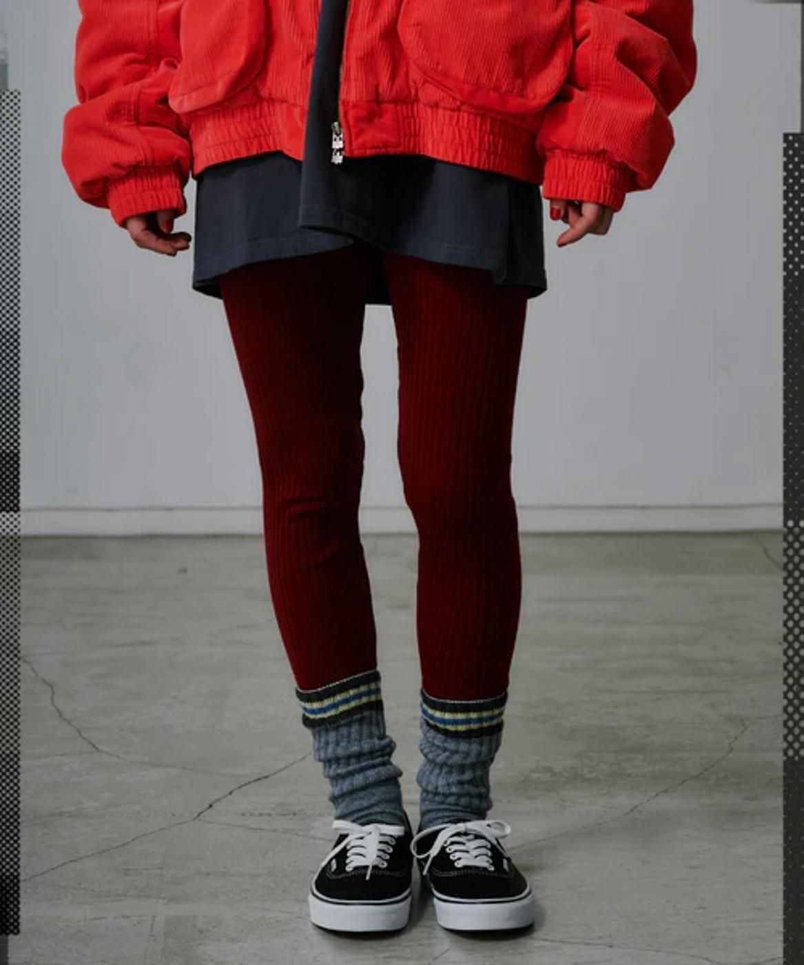 FACETASM * JOO-SOX-U01 RIB SOCKS(2色展開)