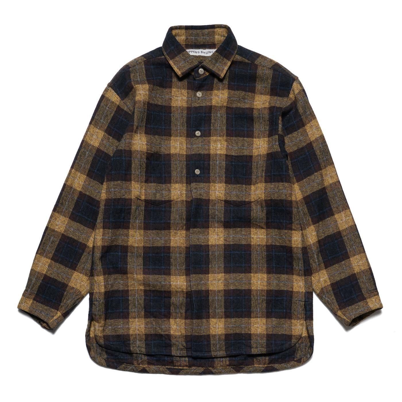 HOPPER'S BRUNCH * Shirt Jacket Brushed Cotton(2色展開)